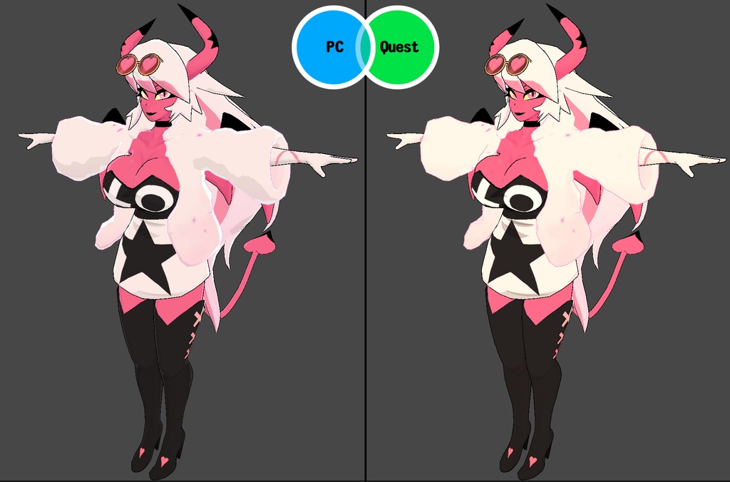 Verosika Mayday VRChat Full Body Tracking 3D Model