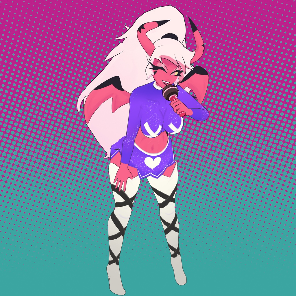 Verosika Mayday VRChat Full Body Tracking 3D Model