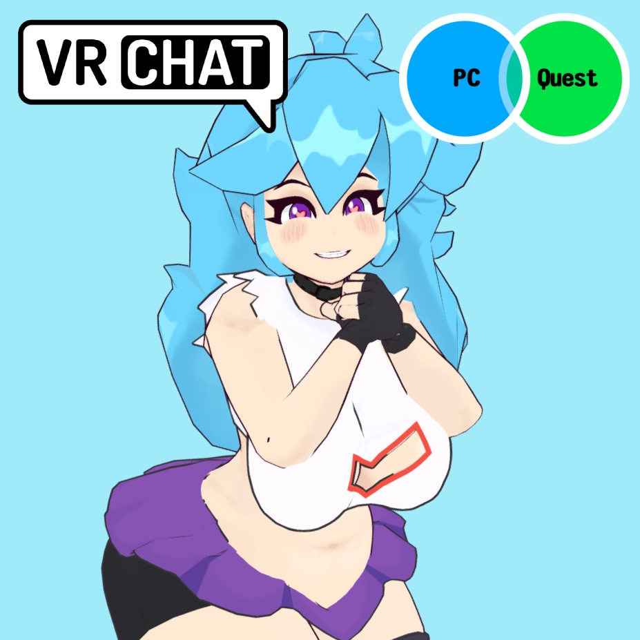 FNF Sky VRChat Full Body Tracking 3D Model