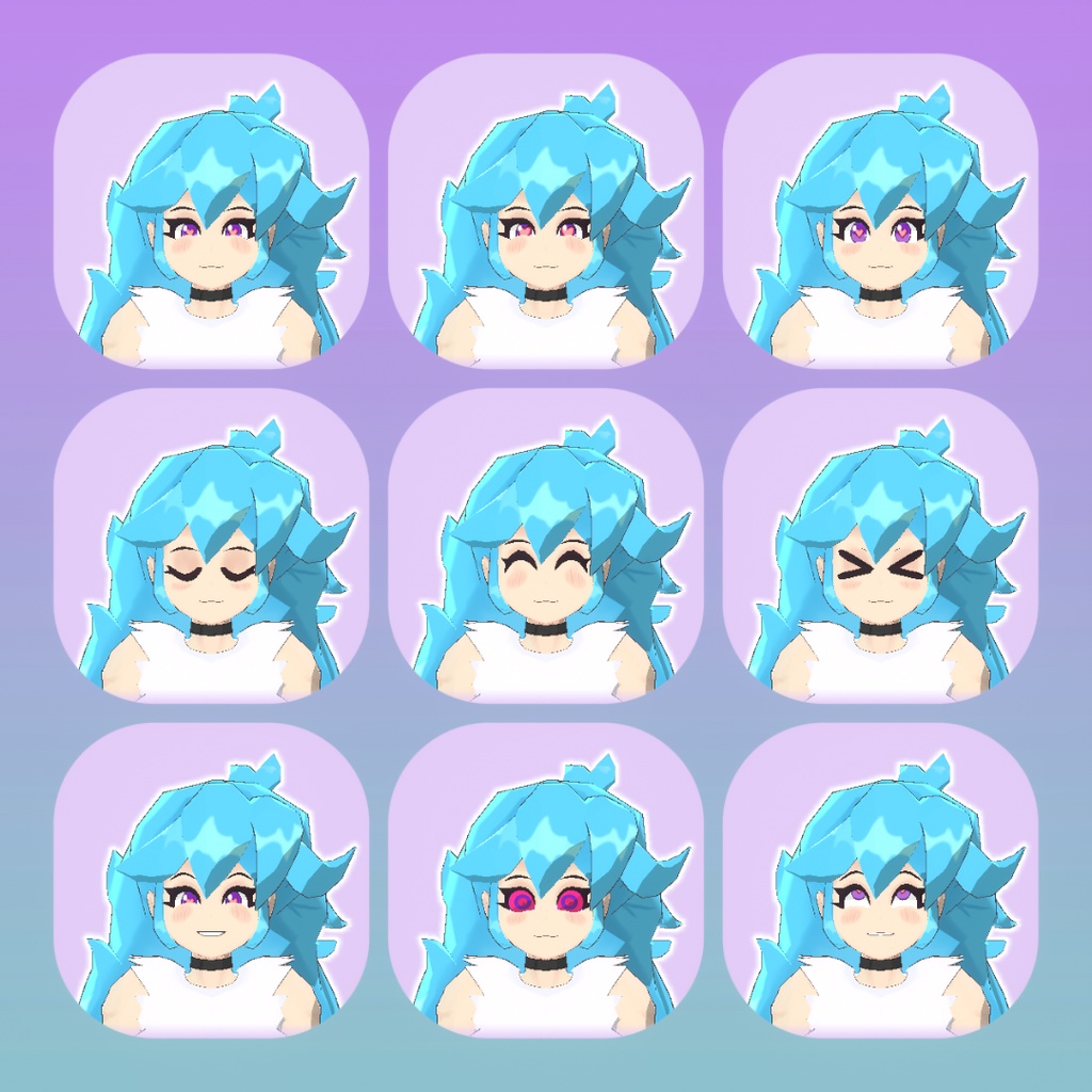 FNF Sky VRChat Full Body Tracking 3D Model