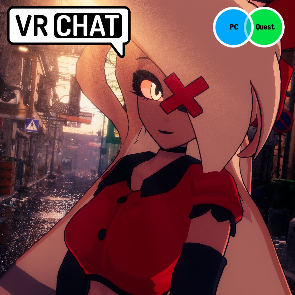 Vaggie VRChat Full Body Tracking 3D Model