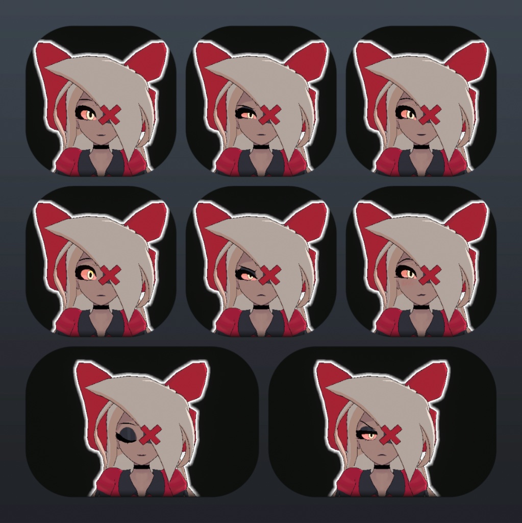 Vaggie VRChat Full Body Tracking 3D Model