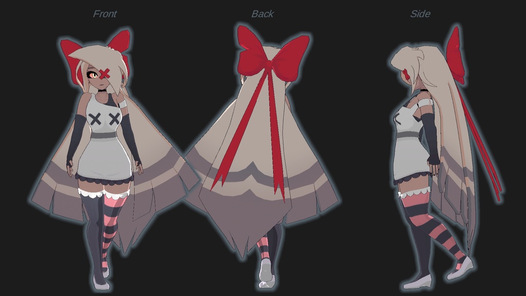 Vaggie VRChat Full Body Tracking 3D Model