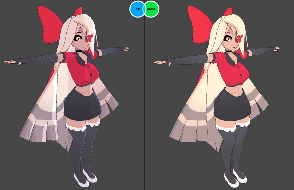 Vaggie VRChat Full Body Tracking 3D Model