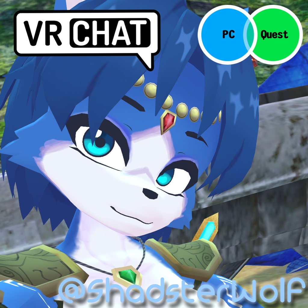 Krystal VRChat Full Body Tracking 3D Model