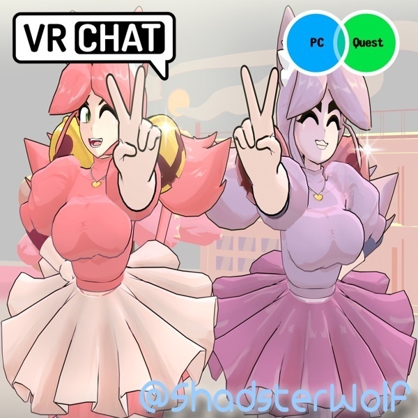 Mew Mew VRChat Full Body Tracking 3D Model