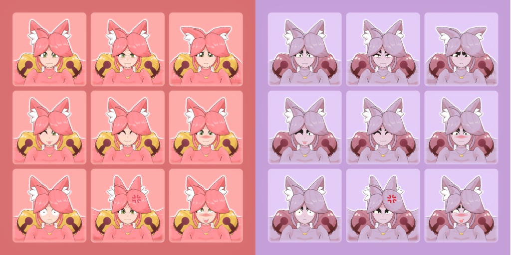 Mew Mew VRChat Full Body Tracking 3D Model