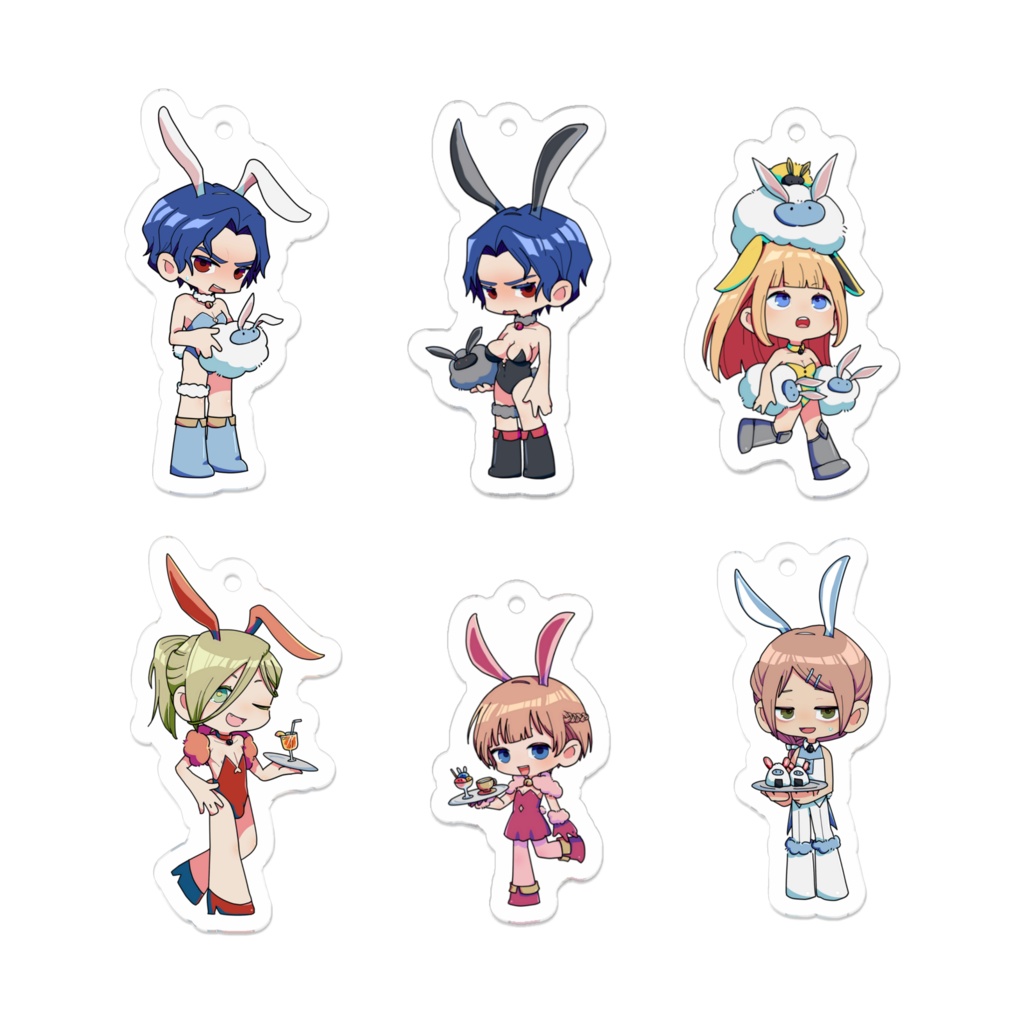 【アクキー】Elin雪ぷにーシリーズ同人グッズ