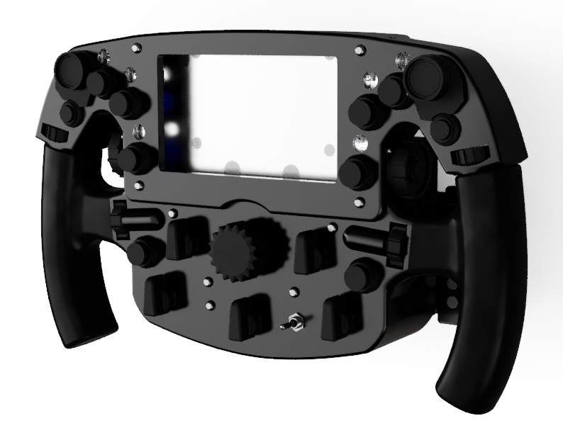 【受注生産】Formula 1 Steering Wheel Early model(3Dプリンタ出力組立キット)