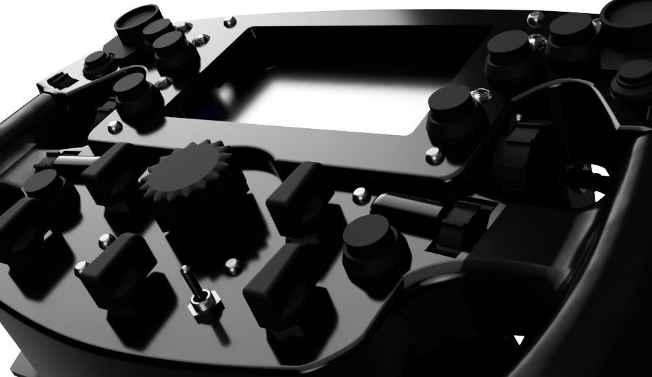 【受注生産】Formula 1 Steering Wheel Early model(3Dプリンタ出力組立キット)