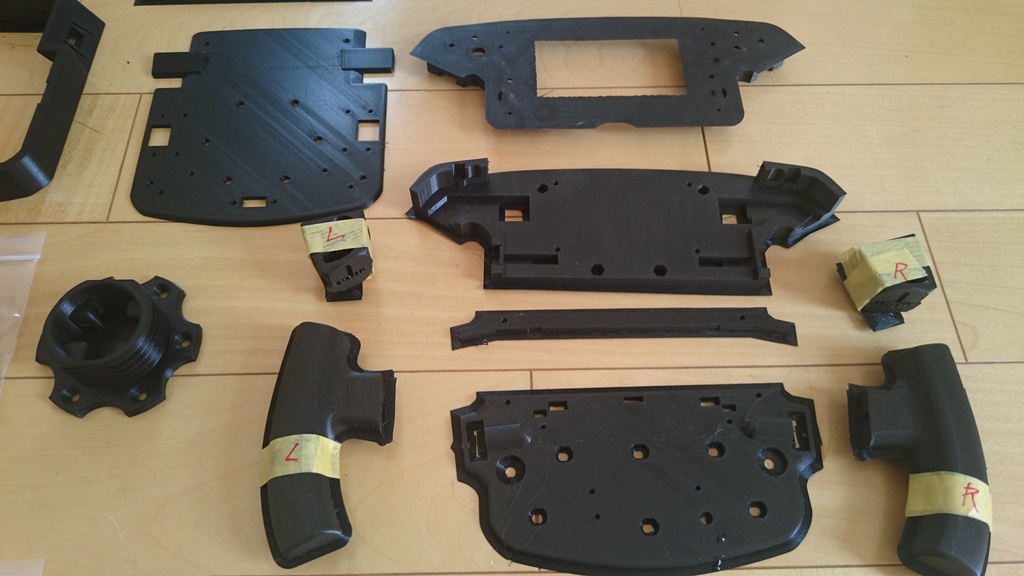 【受注生産】Formula 1 Steering Wheel Early model(3Dプリンタ出力組立キット)