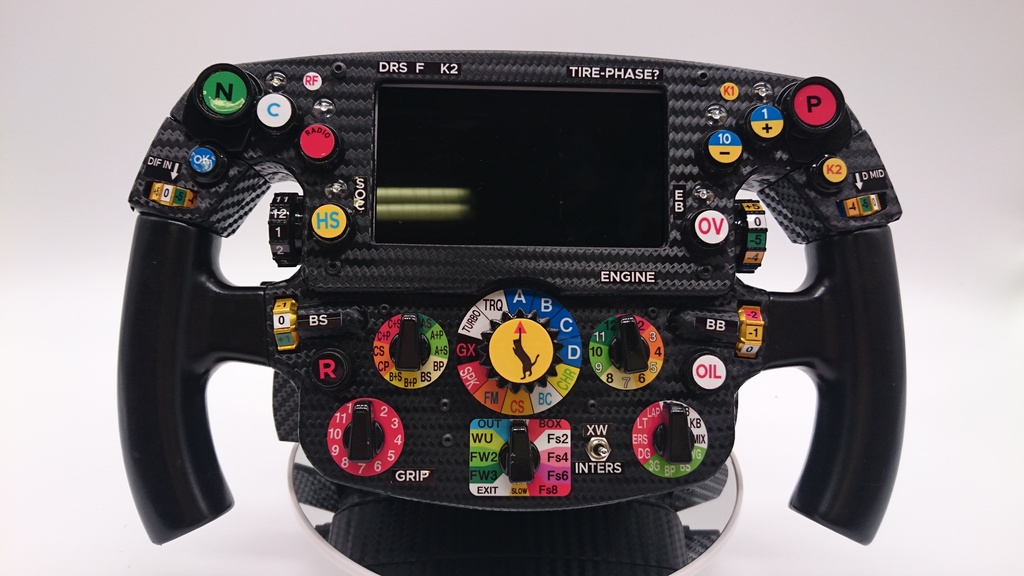 【受注生産】Formula 1 Steering Wheel Early model(3Dプリンタ出力組立キット)