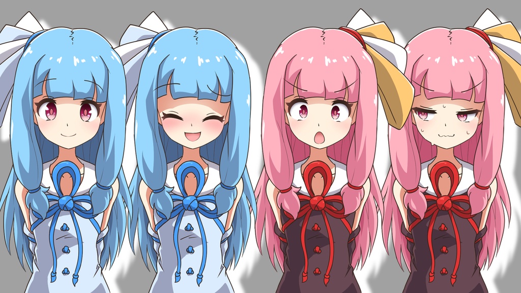 琴葉姉妹立ち絵１/テコまる
