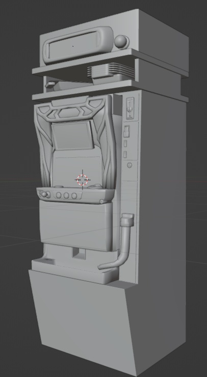 スロット台3Dデータ(Blender3.6.0)