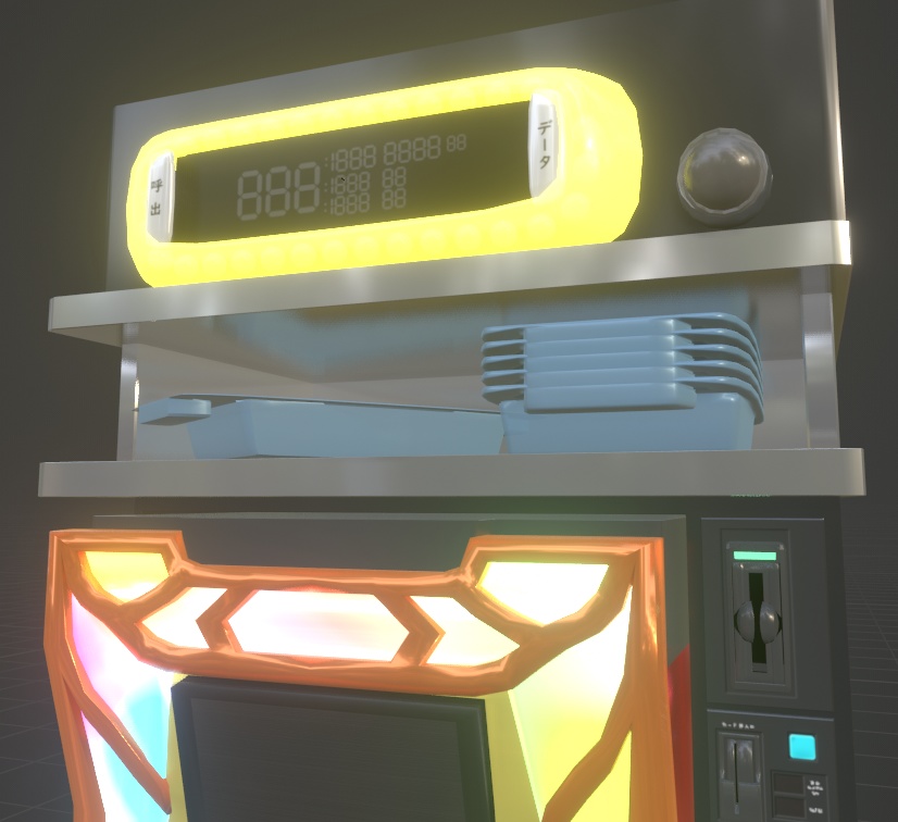 スロット台3Dデータ(Blender3.6.0)