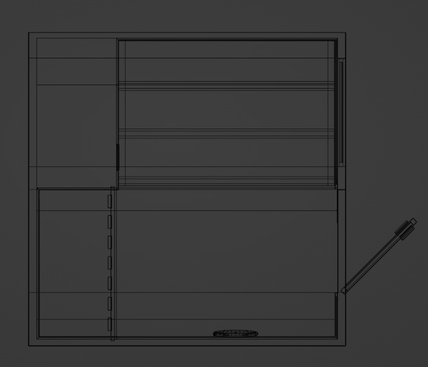 サウナ室3Dデータ
