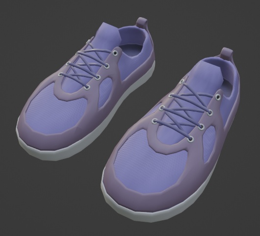 靴（FBX、Blender3.6.0）