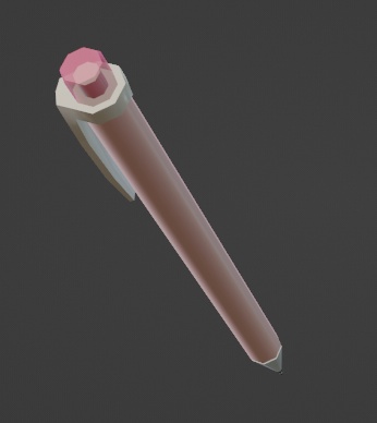 【無料】シャーペン（FBX、Blender3.6.0）