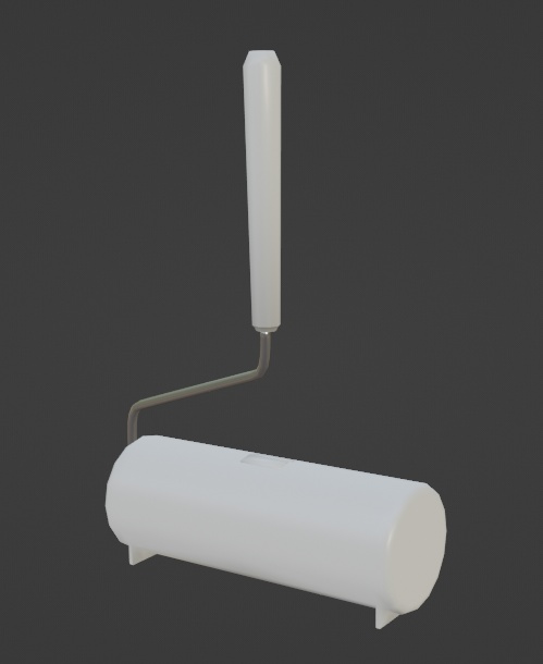 【無料】粘着カーペットクリーナー（FBX、Blender3.6.0）