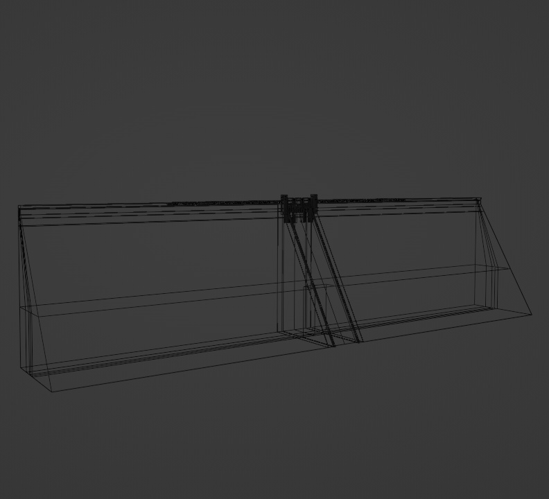 ダム(Blenderデータ)