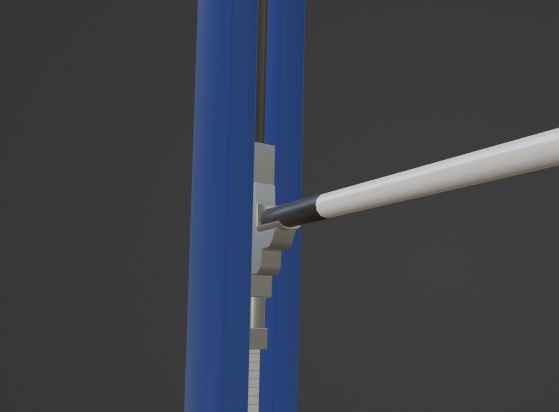 走高跳の道具(FBX、Blenderデータ)