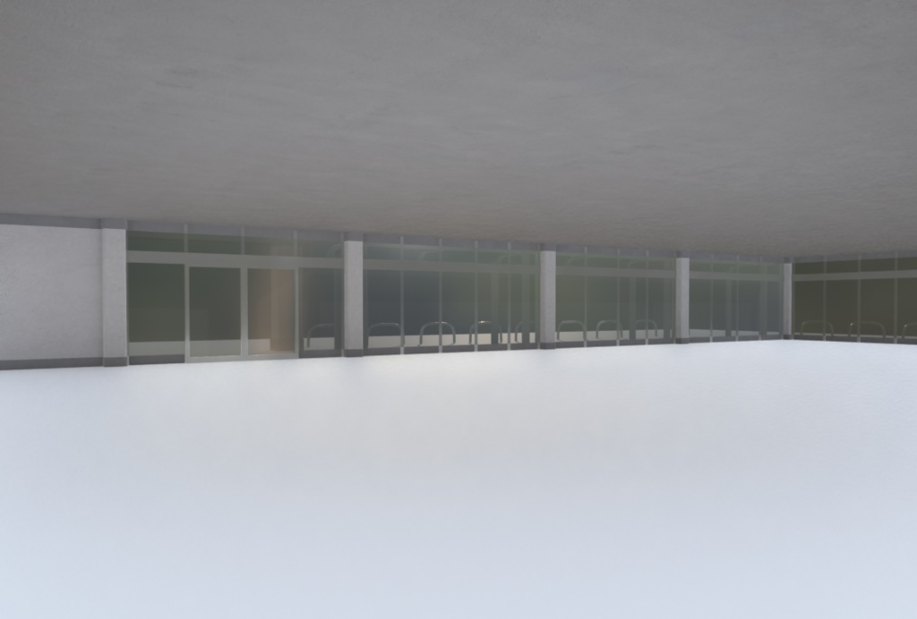 スーパーマーケット(Blender 4.5 & FBX データ)