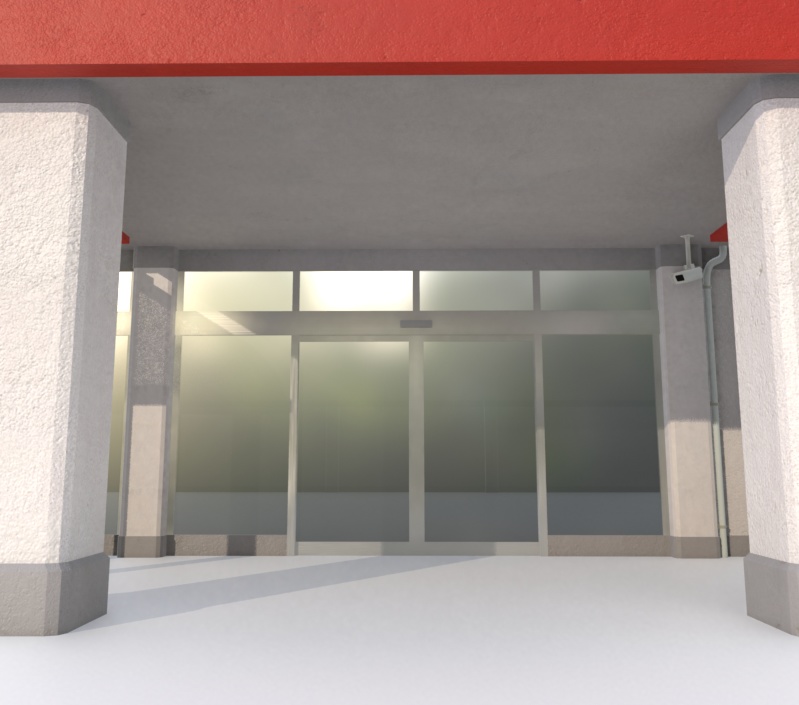 スーパーマーケット(Blender 4.5 & FBX データ)