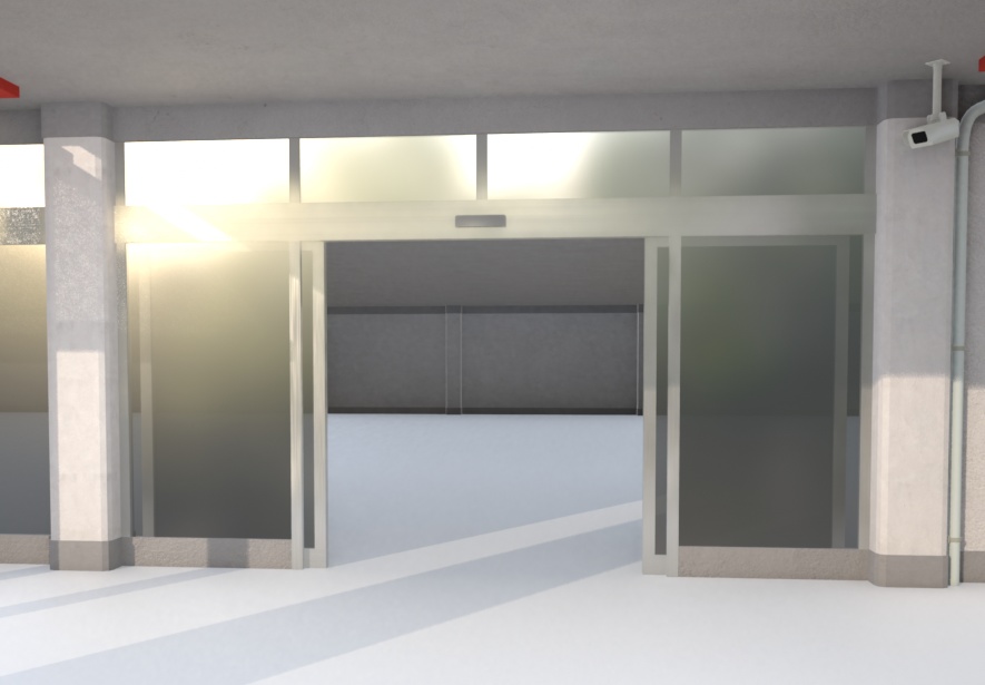 スーパーマーケット(Blender 4.5 & FBX データ)