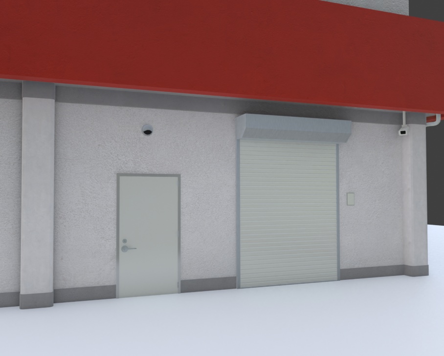 スーパーマーケット(Blender 4.5 & FBX データ)