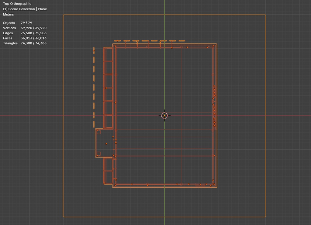 スーパーマーケット(Blender 4.5 & FBX データ)