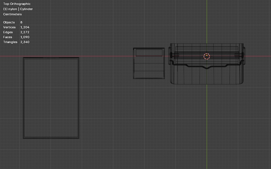 【無料】ナイロン袋スタンド等(Blender4.5 & FBX データ)