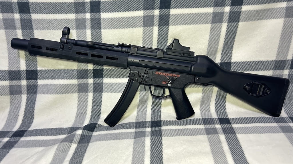 mp5用m-lokロングハンドガード　STLファイル