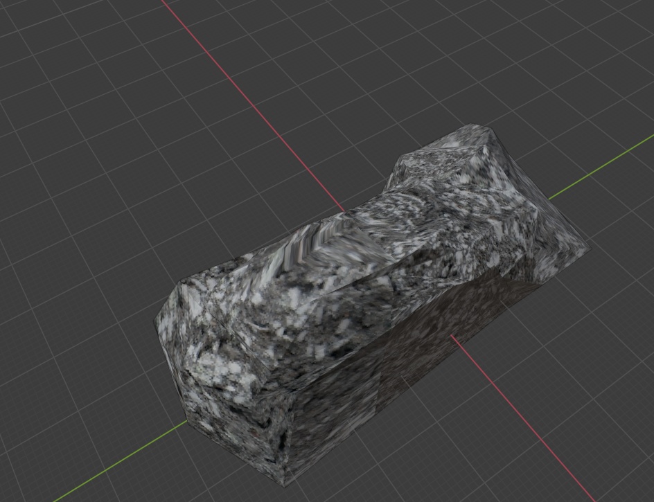 岩 4点セット 3Dモデル