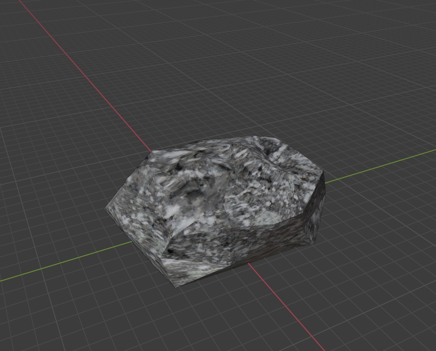 岩 4点セット 3Dモデル