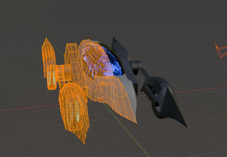 未来カー 3Dモデル