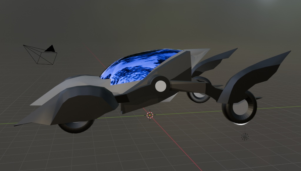 未来カー 3Dモデル