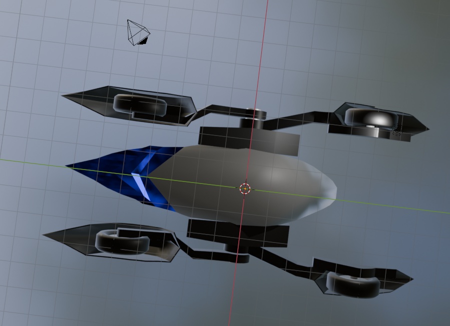 未来カー 3Dモデル