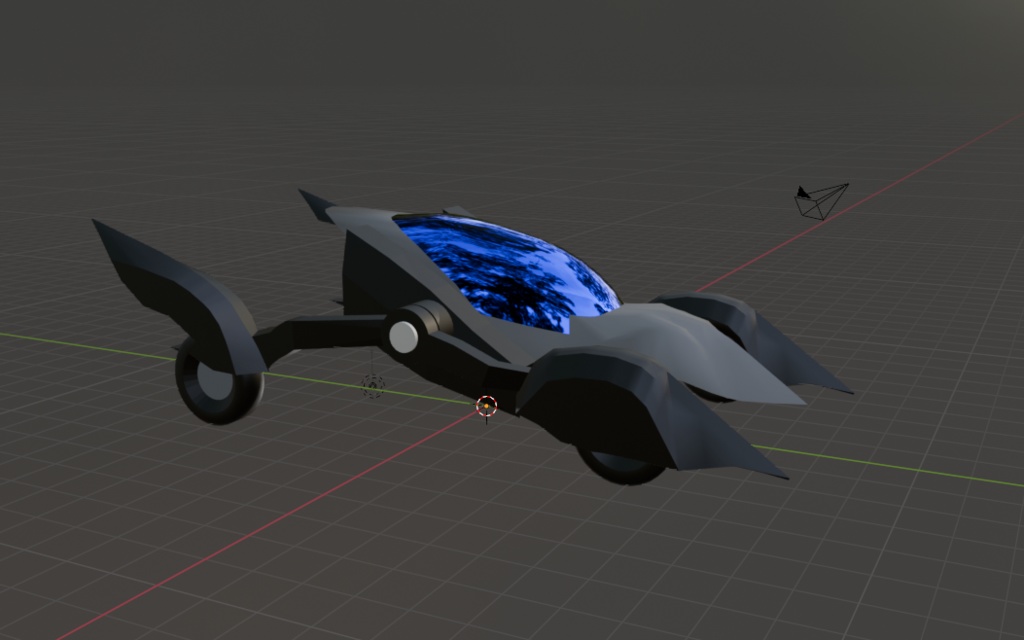 未来カー 3Dモデル