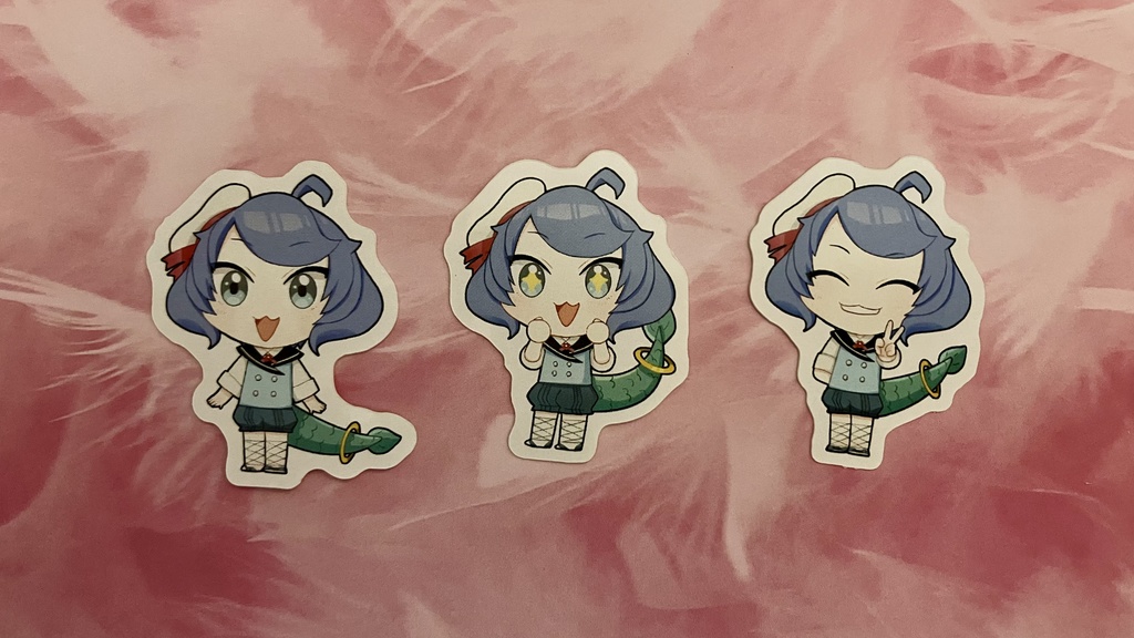 ダイカットシール(3枚入)