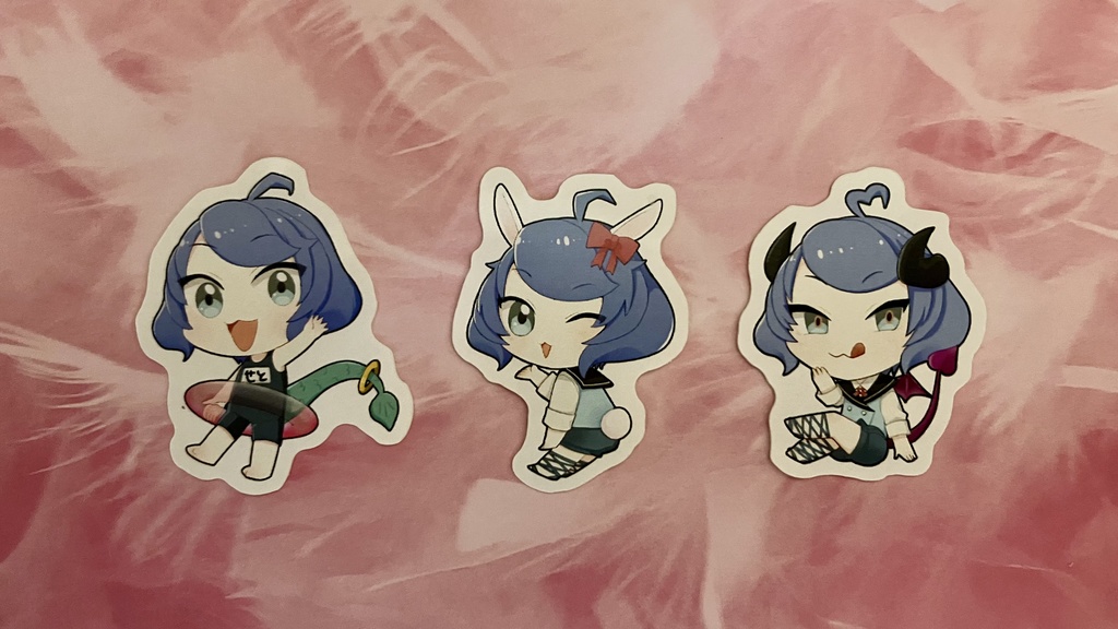 ダイカットシール(3枚入)