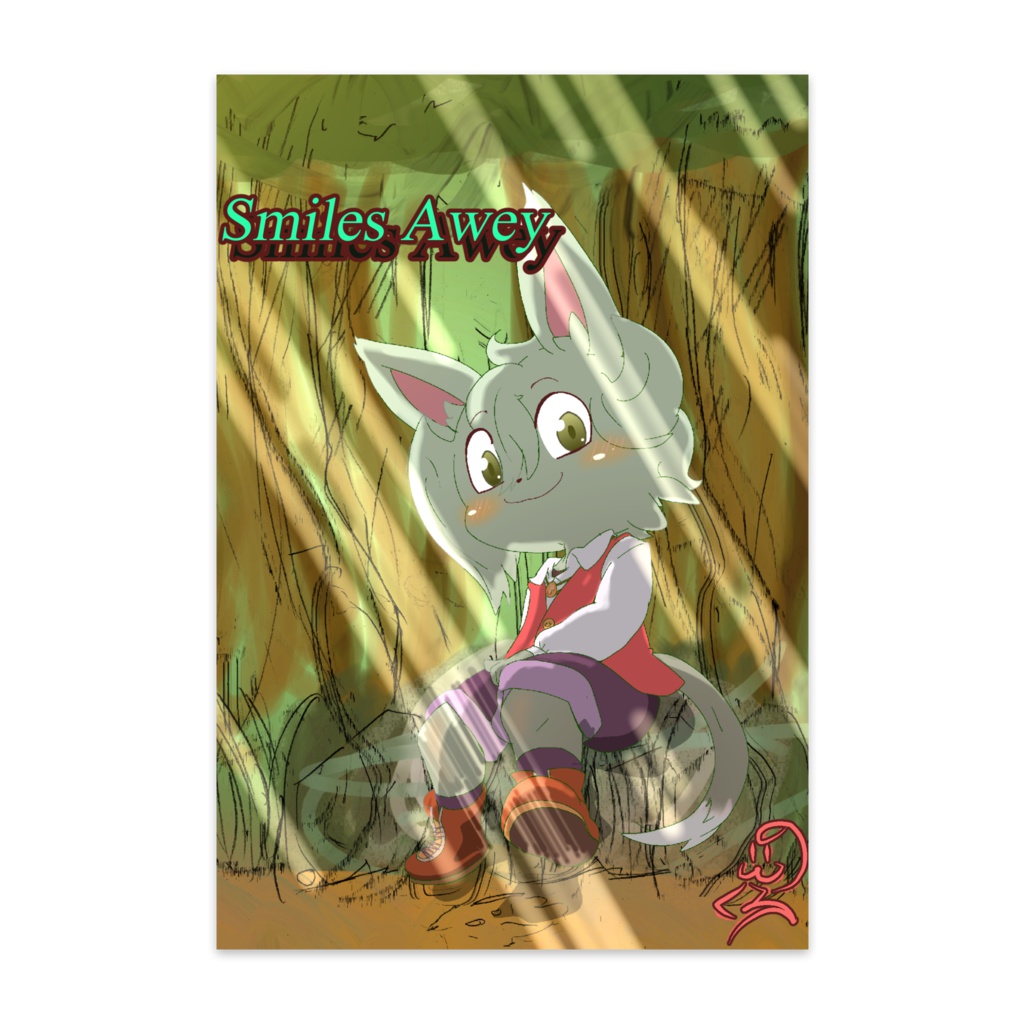 【Smiles Awey】ポストカード「ニコ」