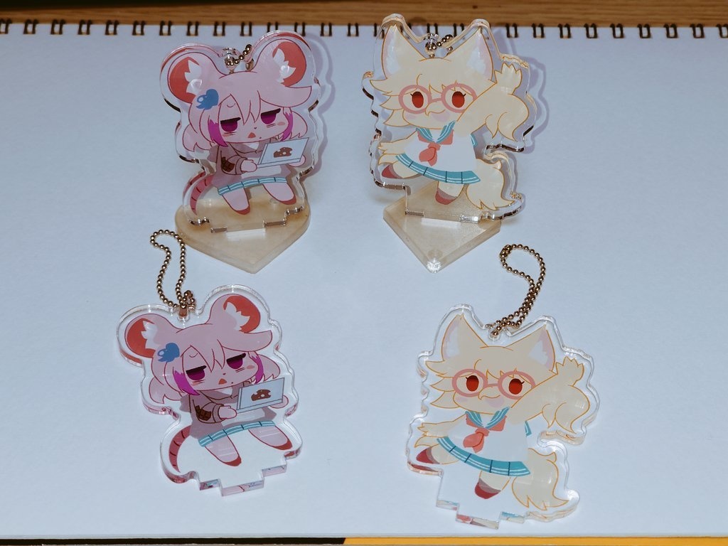 【スートスクランブル】アクリルスタンド【明石&こころセット】