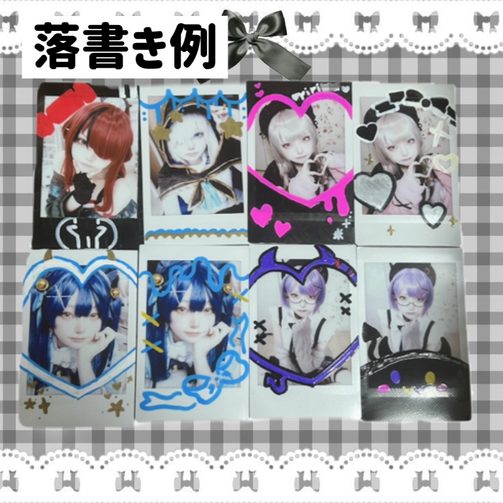 1万人記念自撮りチェキ 落書きありver.