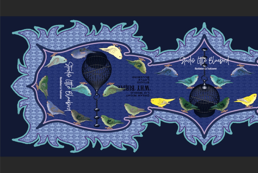 冬色サザナミロングストール