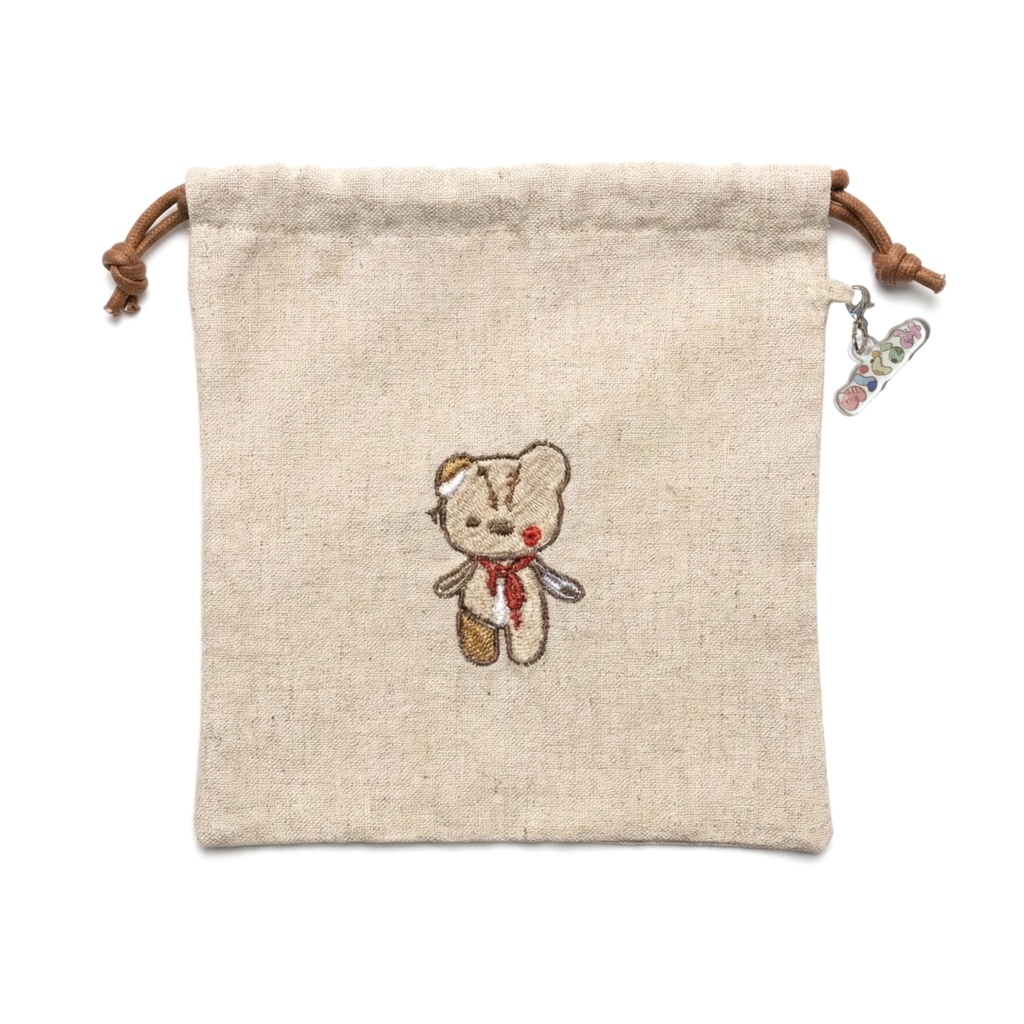 販売終了🙇🏻‍♀️ハンドメイド巾着 ミデル