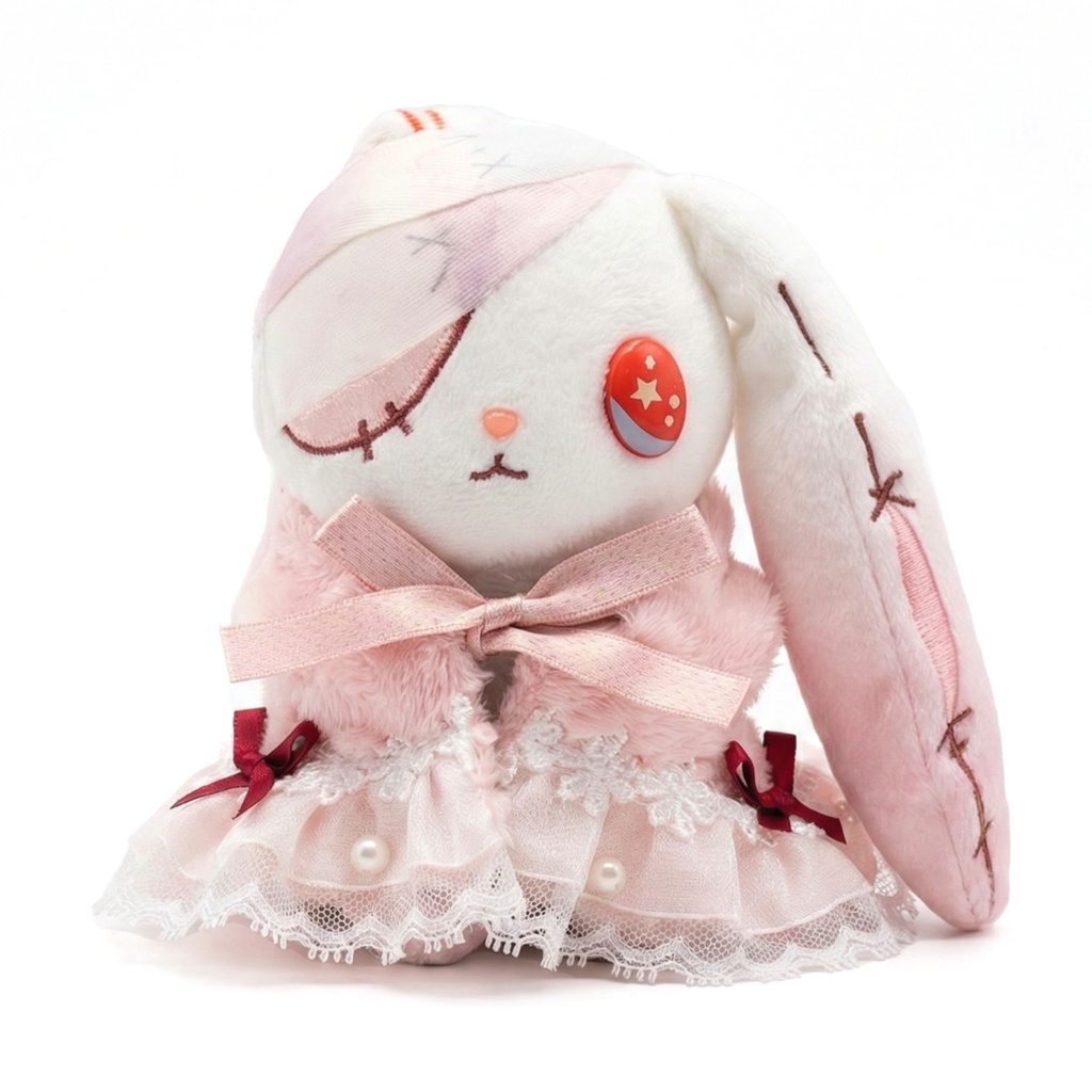  [のらぐるみ] ぬいぐるみキーチェーン はみゅ（ポンチョ付き）