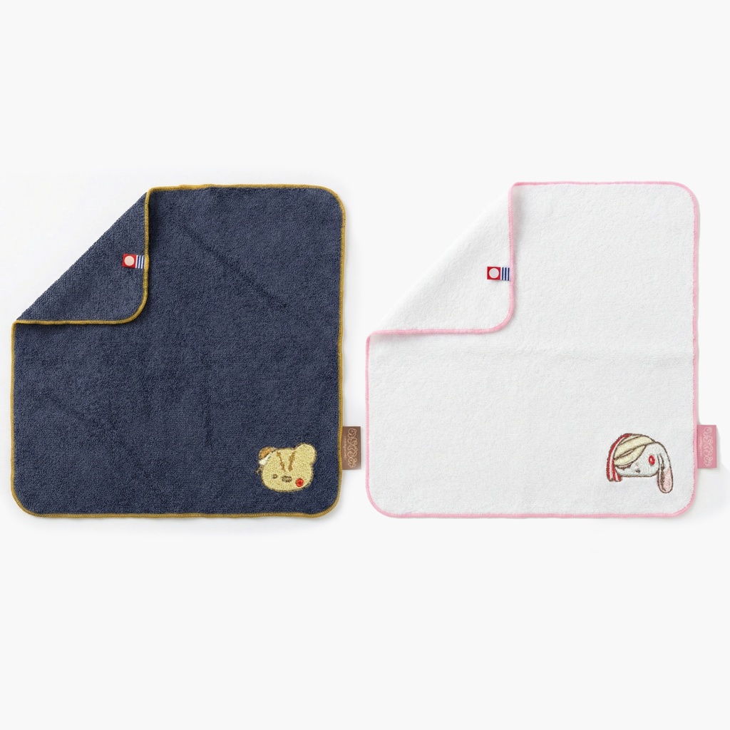  [のらぐるみ] 今治ブランド認定ハンドタオル ２枚セット