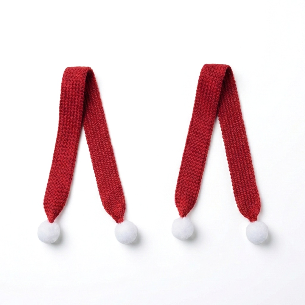 [のらぐるみ] ボンボンマフラー ２本セット