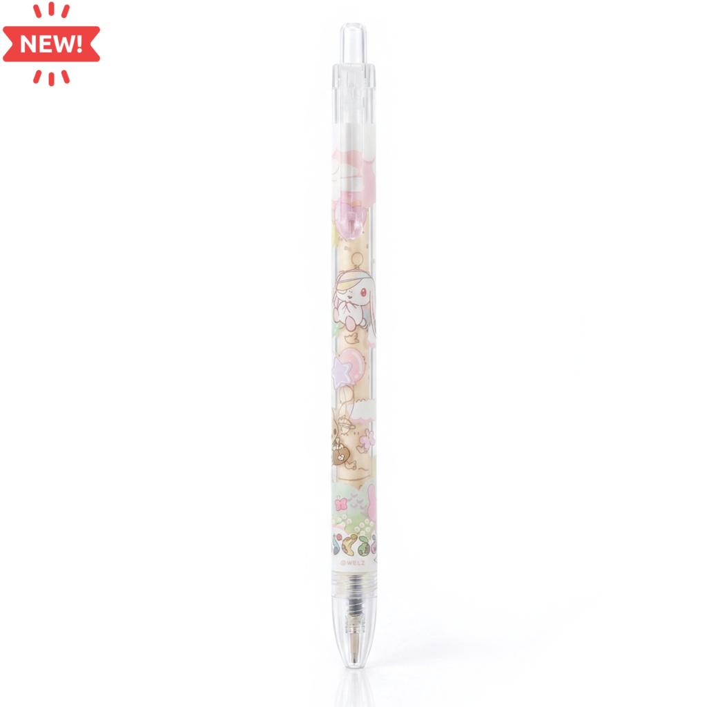 くるくるボールペン スケルトンピンク（はみゅ）