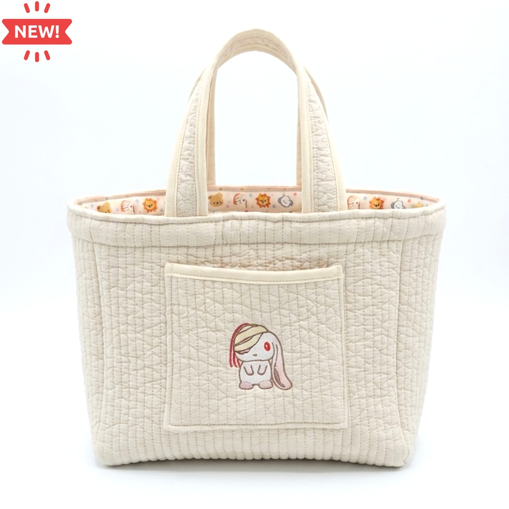 ぬいポケ付きお散歩バッグ（はみゅ）